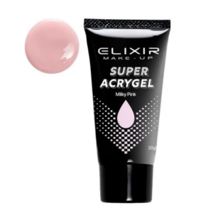 ACRIGEL UÑAS MILKY PINK 30 GR. ELIXIR MAKE-UP